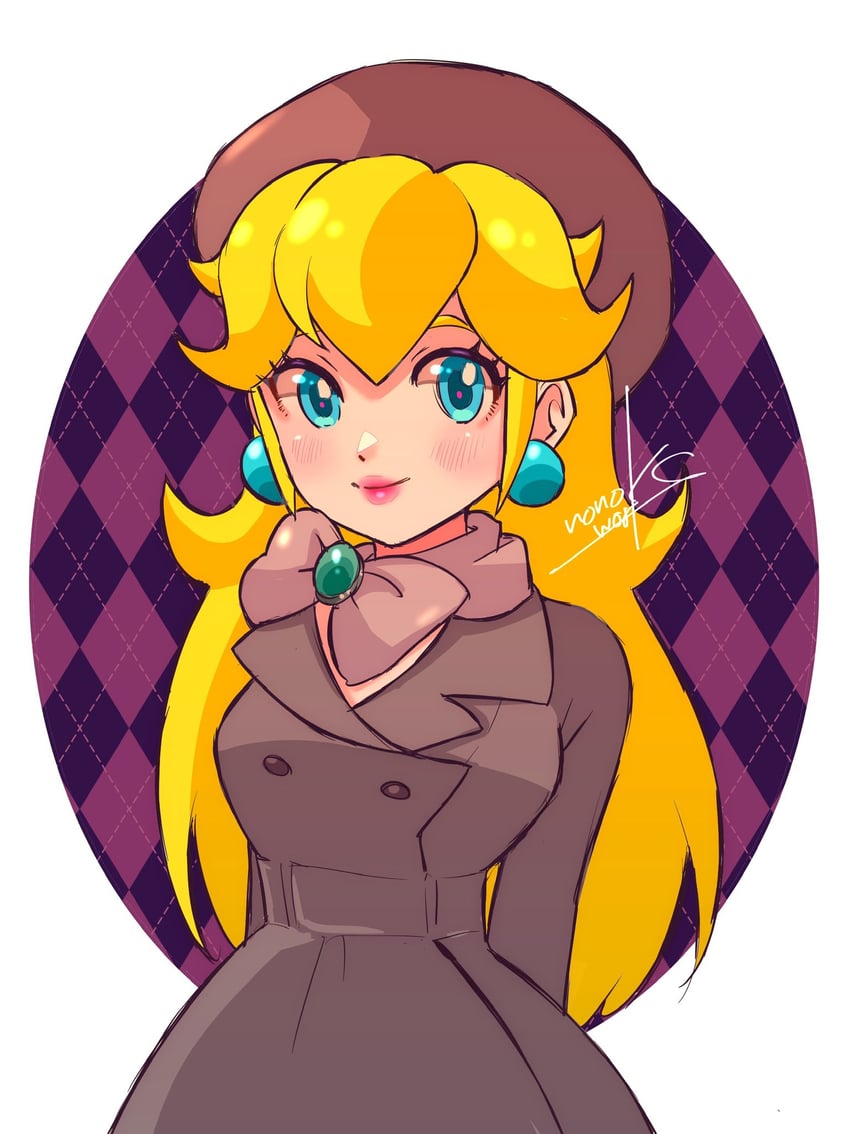 princess peach (mario and 1 more) drawn by nonoworks