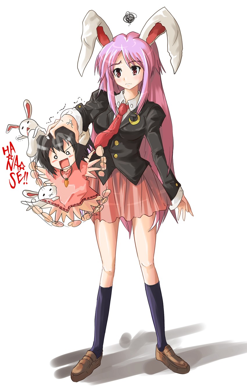 reisen udongein inaba and inaba tewi (touhou) drawn by echizen_(hvcv)