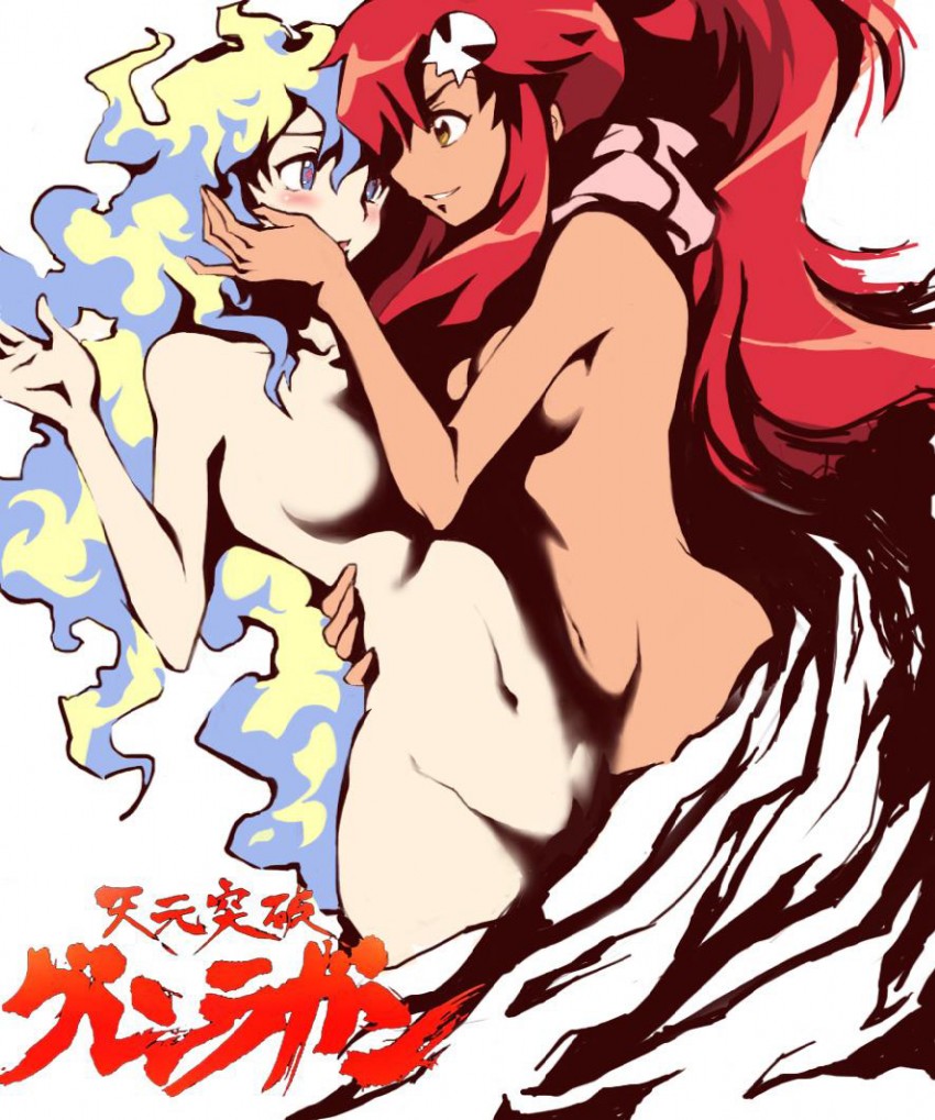 yoko littner and nia teppelin (tengen toppa gurren lagann) drawn by celsius_(uzumaki215)