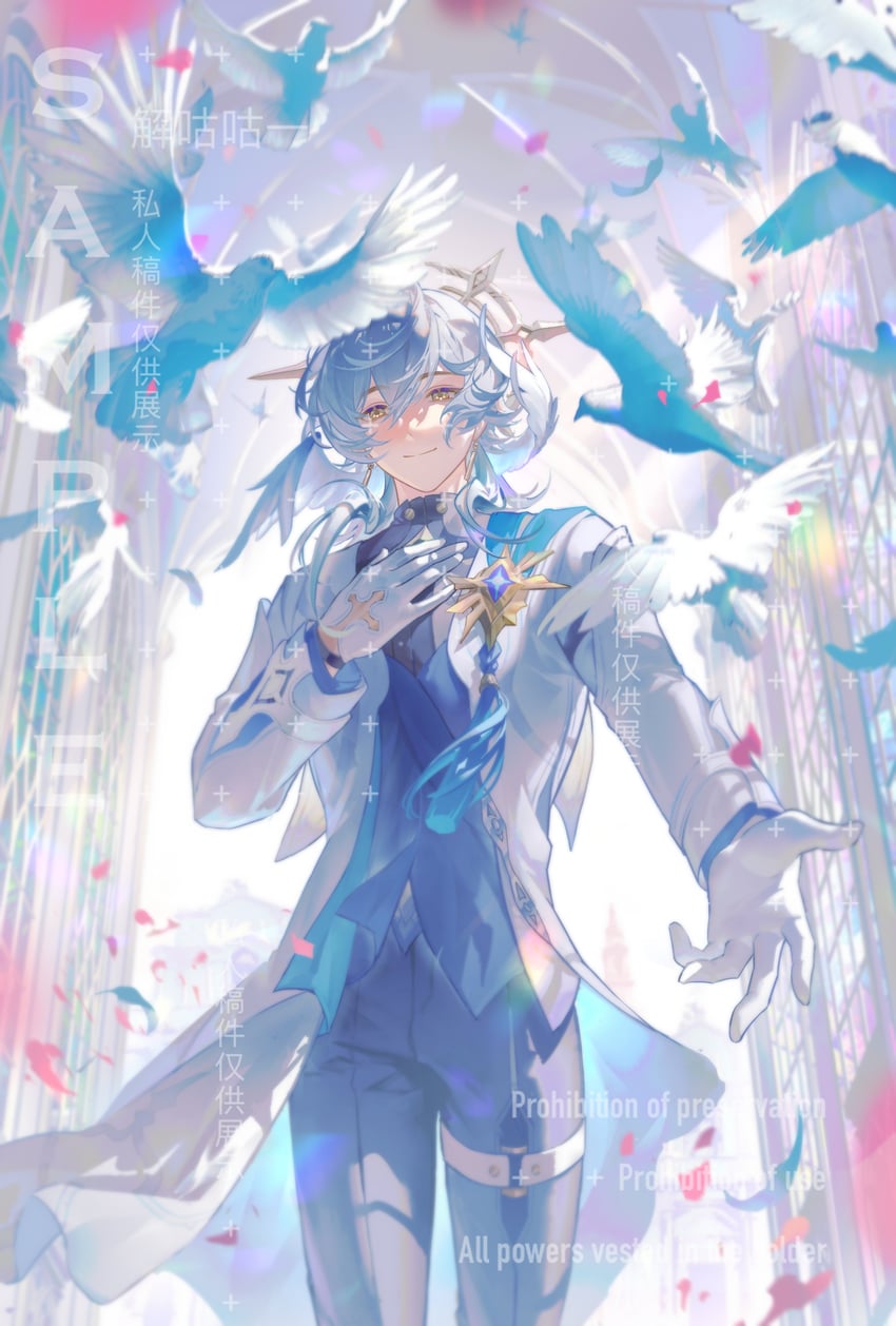 sunday (honkai and 1 more) drawn by lu_bai_(lugugu99)
