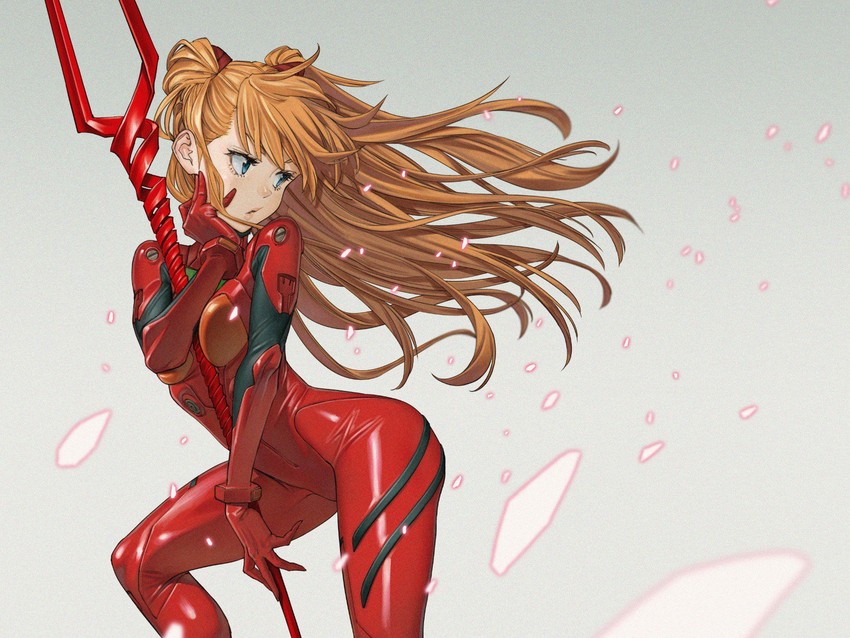 souryuu asuka langley (neon genesis evangelion) drawn by komi_shin'ya