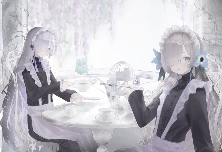 isekaijoucho, sekai, and gomidasu (kamitsubaki studio and 1 more) drawn by nanami_alice