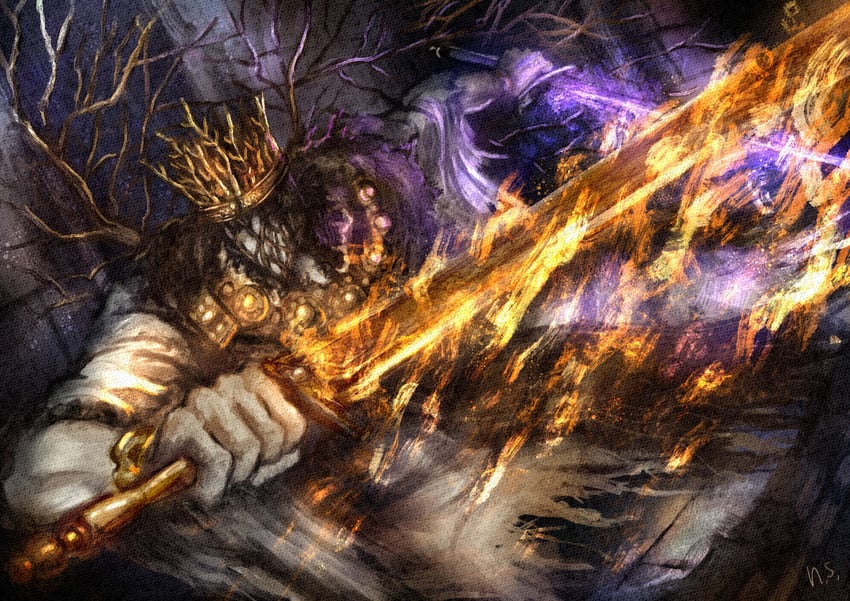 pontiff sulyvahn (dark souls and 1 more) drawn by nightmaresyrup