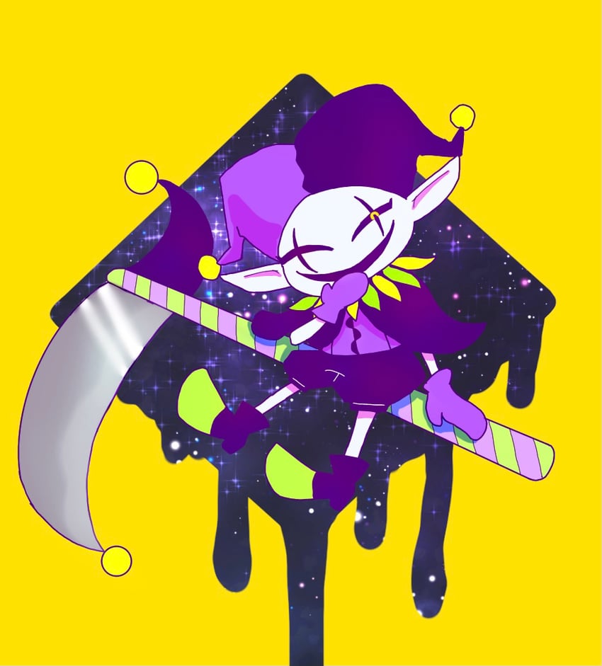jevil (deltarune) drawn by user_rpge2728