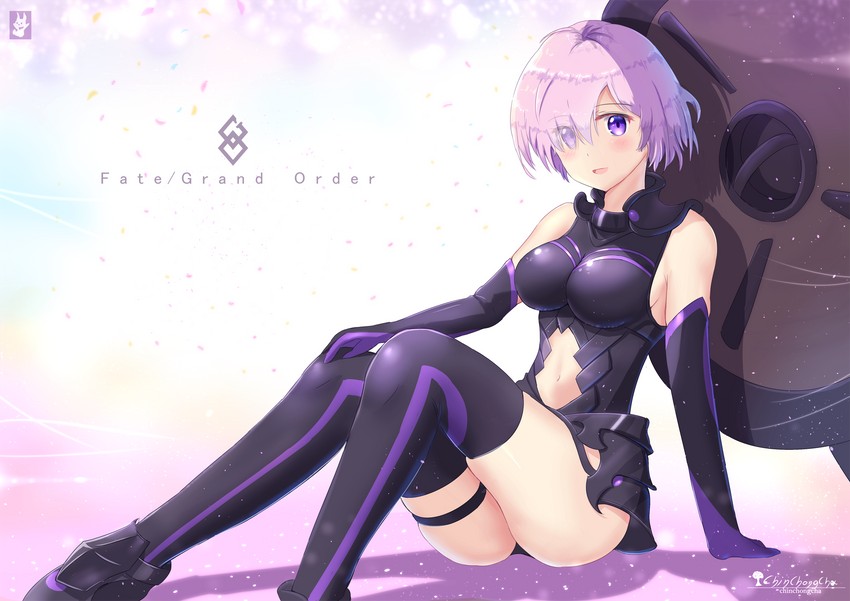 mash kyrielight (fate and 1 more) drawn by chinchongcha