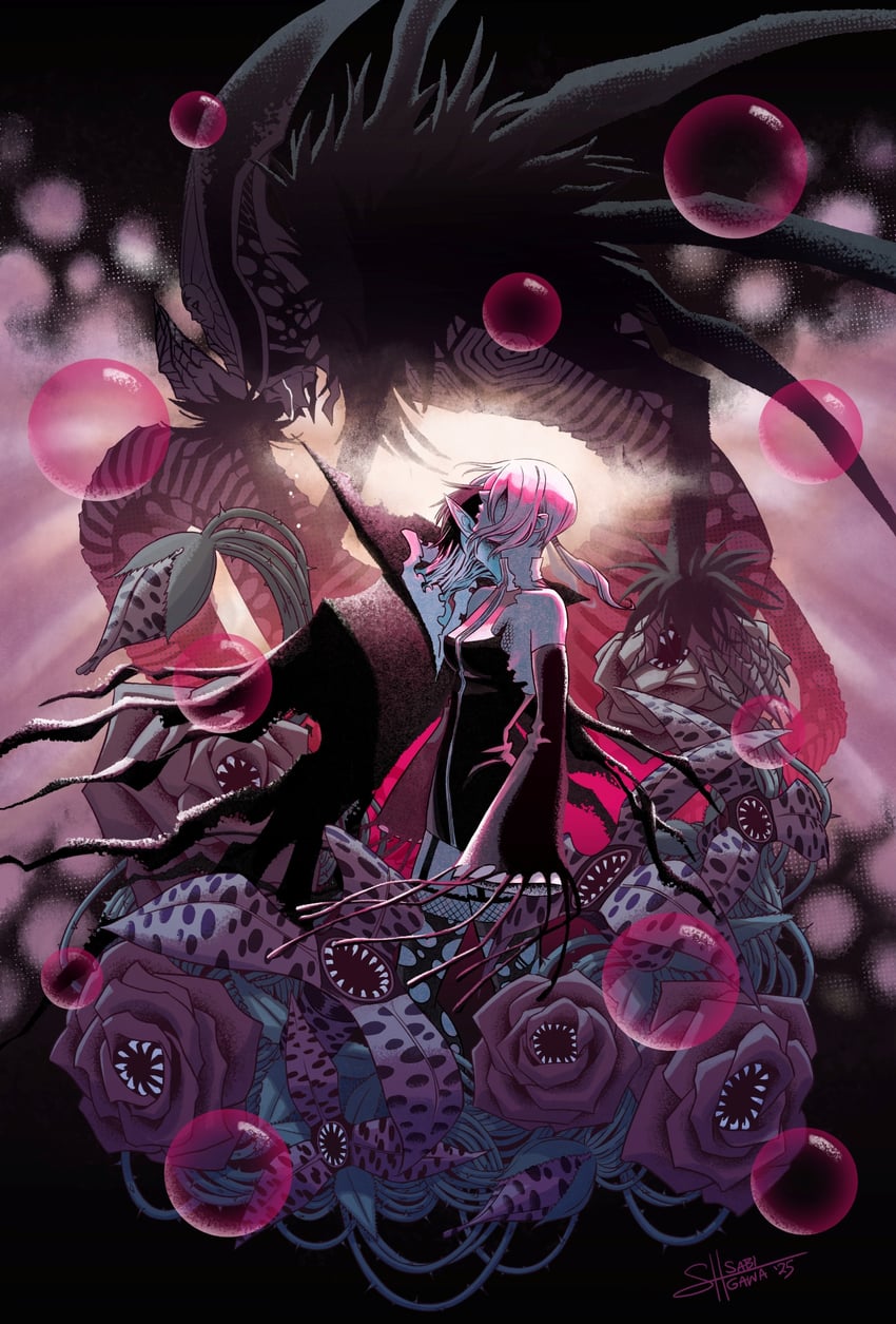 arystar krory and eliade (d.gray-man) drawn by sabigawa