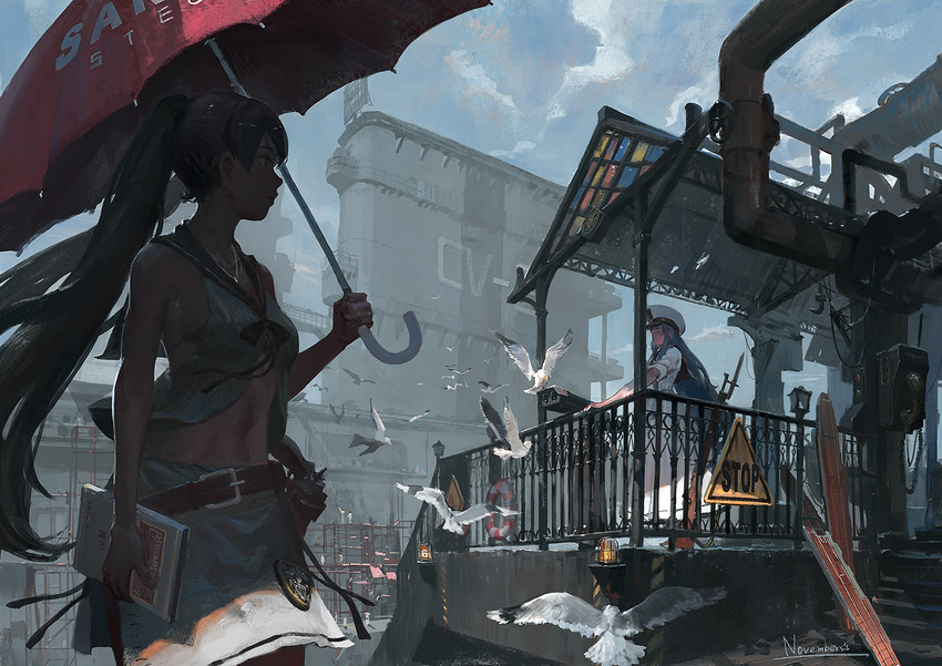 lexington and saratoga (original and 2 more) drawn by jeanex