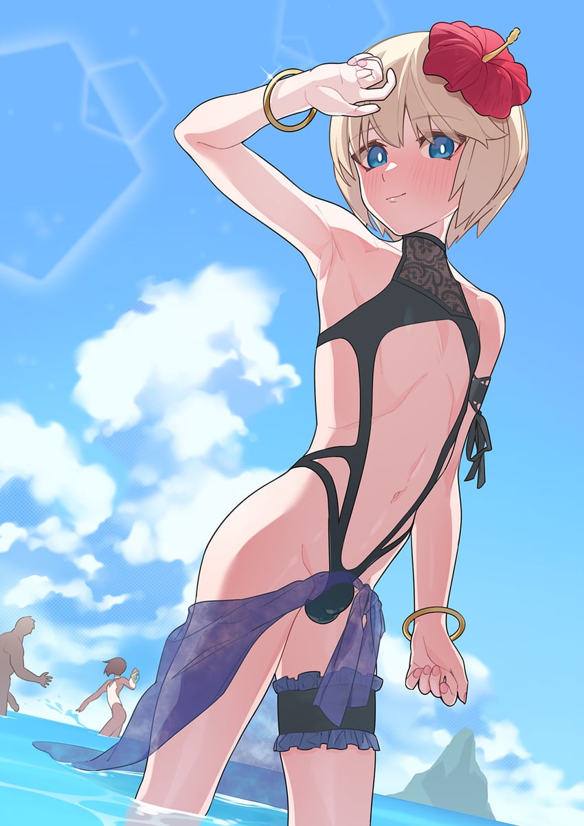 homare nao (taimanin and 1 more) drawn by mubo
