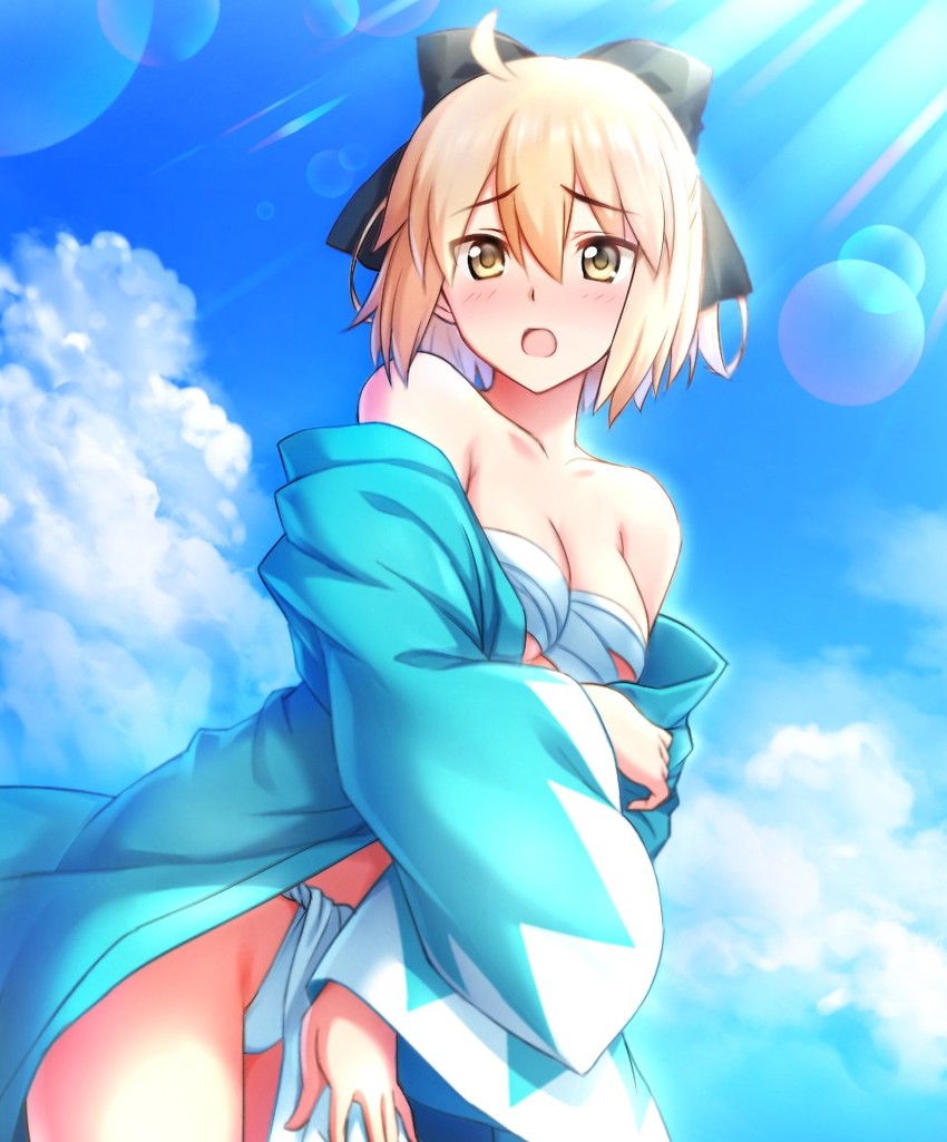 okita souji (fate and 1 more) drawn by qnakamura