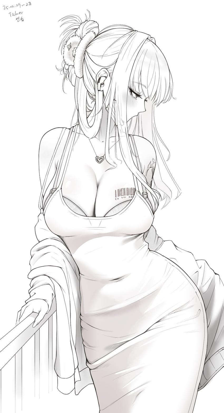 d (goddess of victory: nikke) drawn by ticker_(kks2ksy)