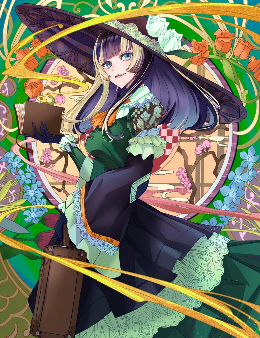 juufuutei raden (hololive and 1 more) drawn by uyr_yrr_yr