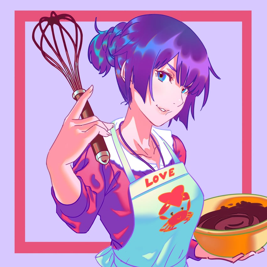 senjougahara hitagi (monogatari and 1 more) drawn by rapa_rachi