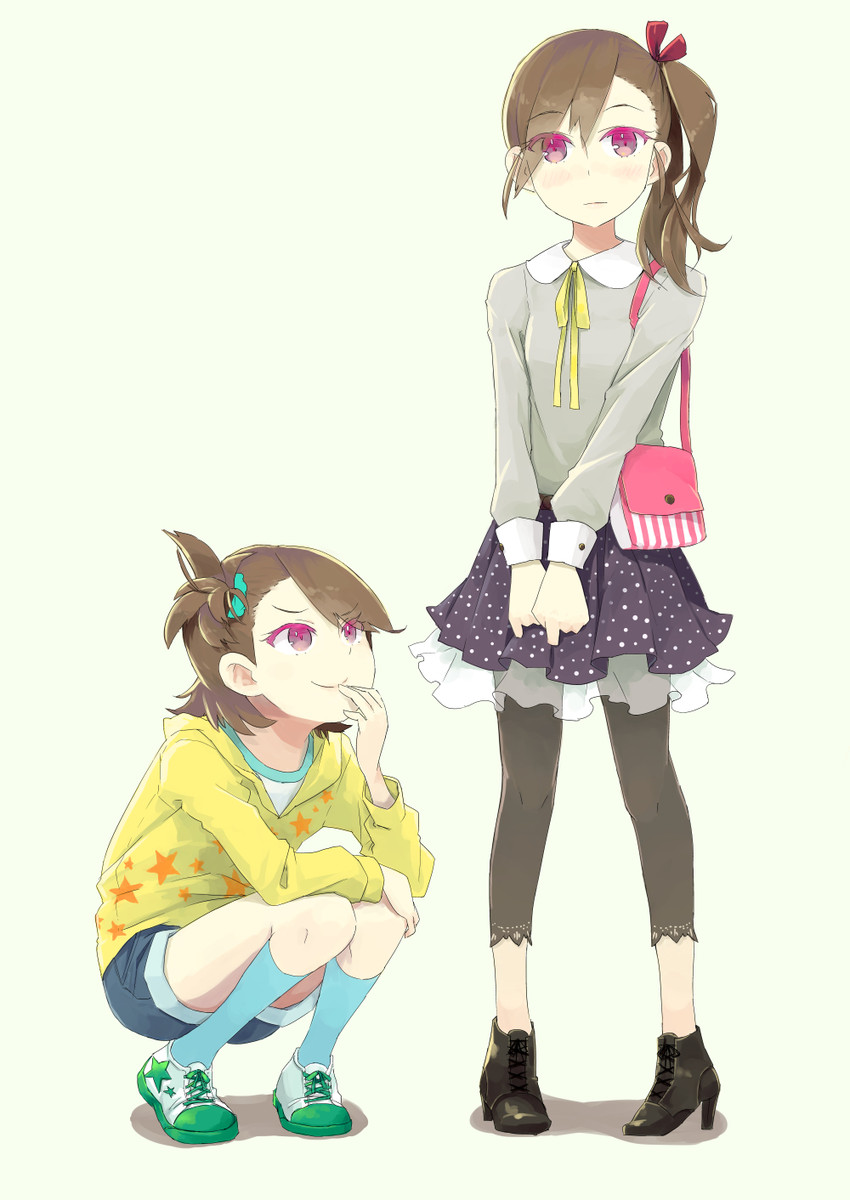 futami mami and futami ami (idolmaster) drawn by kusugi_tai