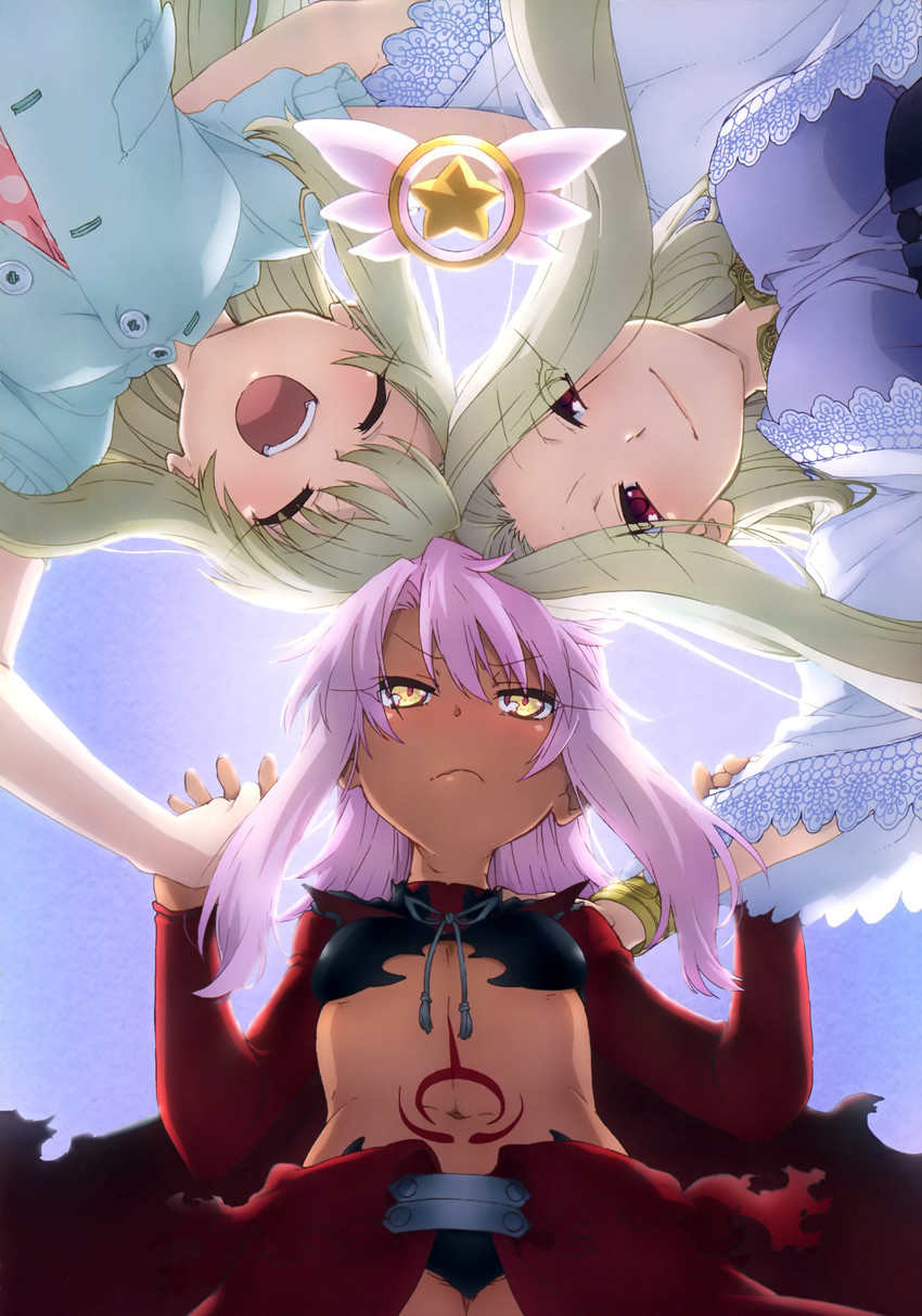 illyasviel von einzbern, chloe von einzbern, irisviel von einzbern, and magical ruby (fate and 1 more)