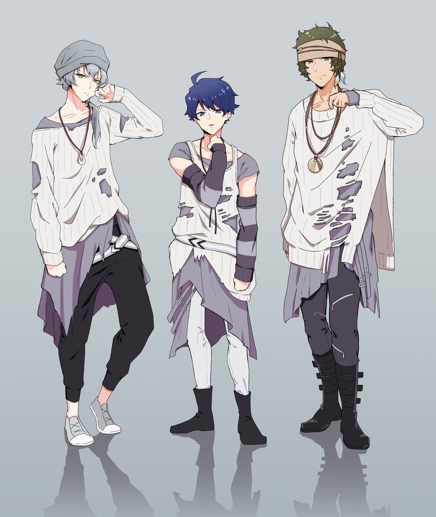 kizaki ren, taiga takeru, and enjoji michiru (idolmaster and 1 more) drawn by chiiikaprf