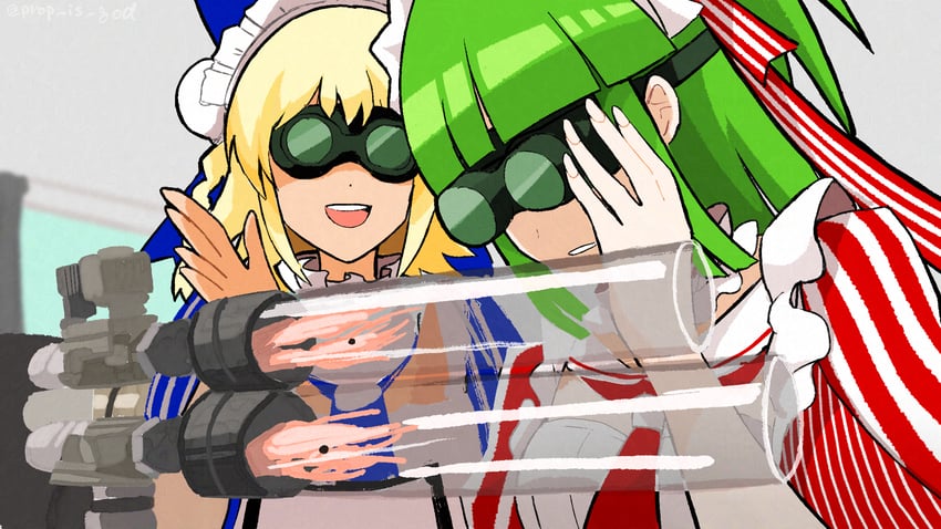 hishimiya tsugaru and xiatian (bemani and 1 more) drawn by prop_is_god