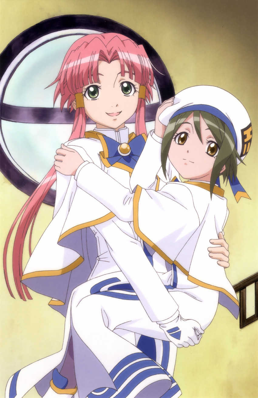 mizunashi akari and aino ai (aria) drawn by koga_makoto