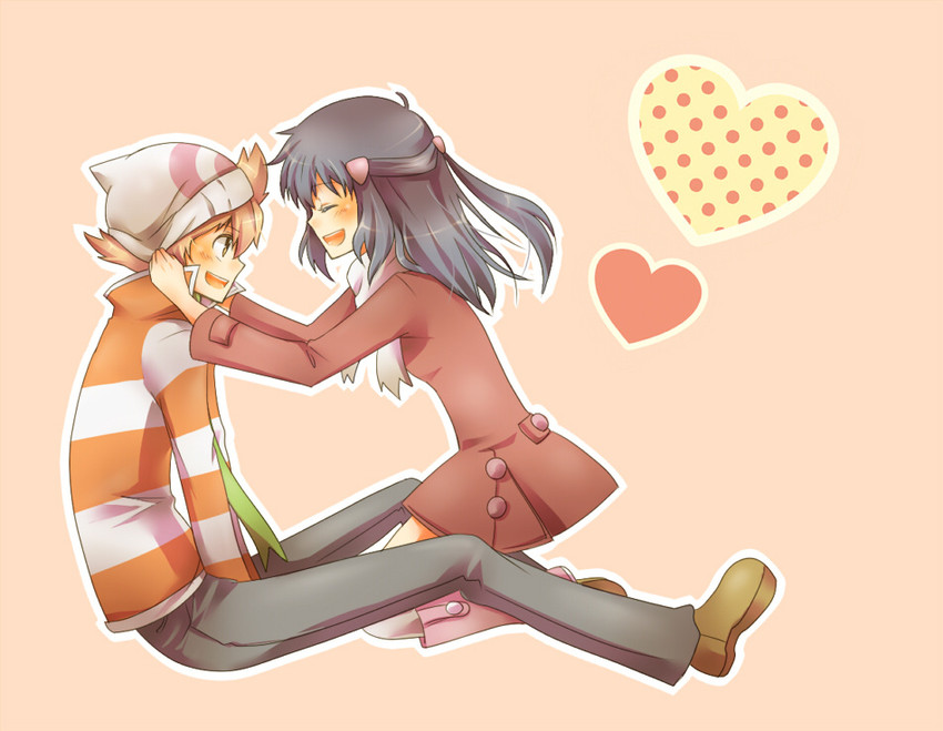 dawn and barry (pokemon and 2 more) drawn by sa-mo
