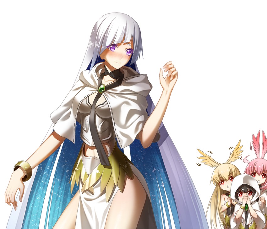 brynhild, valkyrie, ortlinde, thrud, and hildr (fate and 1 more) drawn by cross_akiha