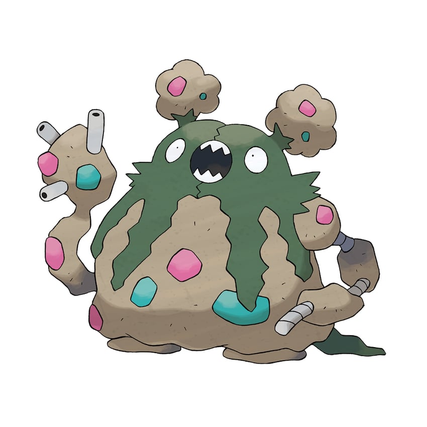 garbodor (pokemon and 1 more) drawn by sugimori_ken