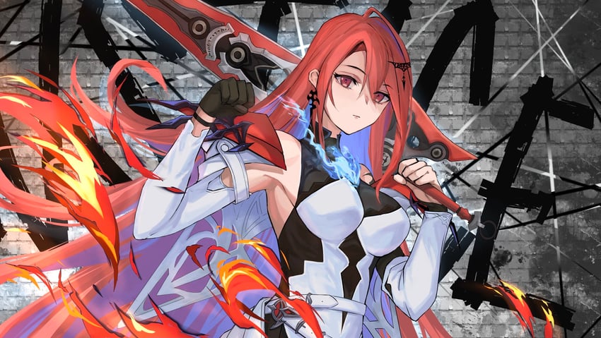 elizabeth rose bloodflame (hololive and 1 more) drawn by elo_(elohasdied)