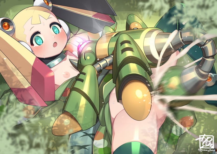 pallette (mega man and 2 more) drawn by gummyrise