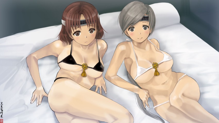 chitose and chiyoda (kantai collection) drawn by cloritin