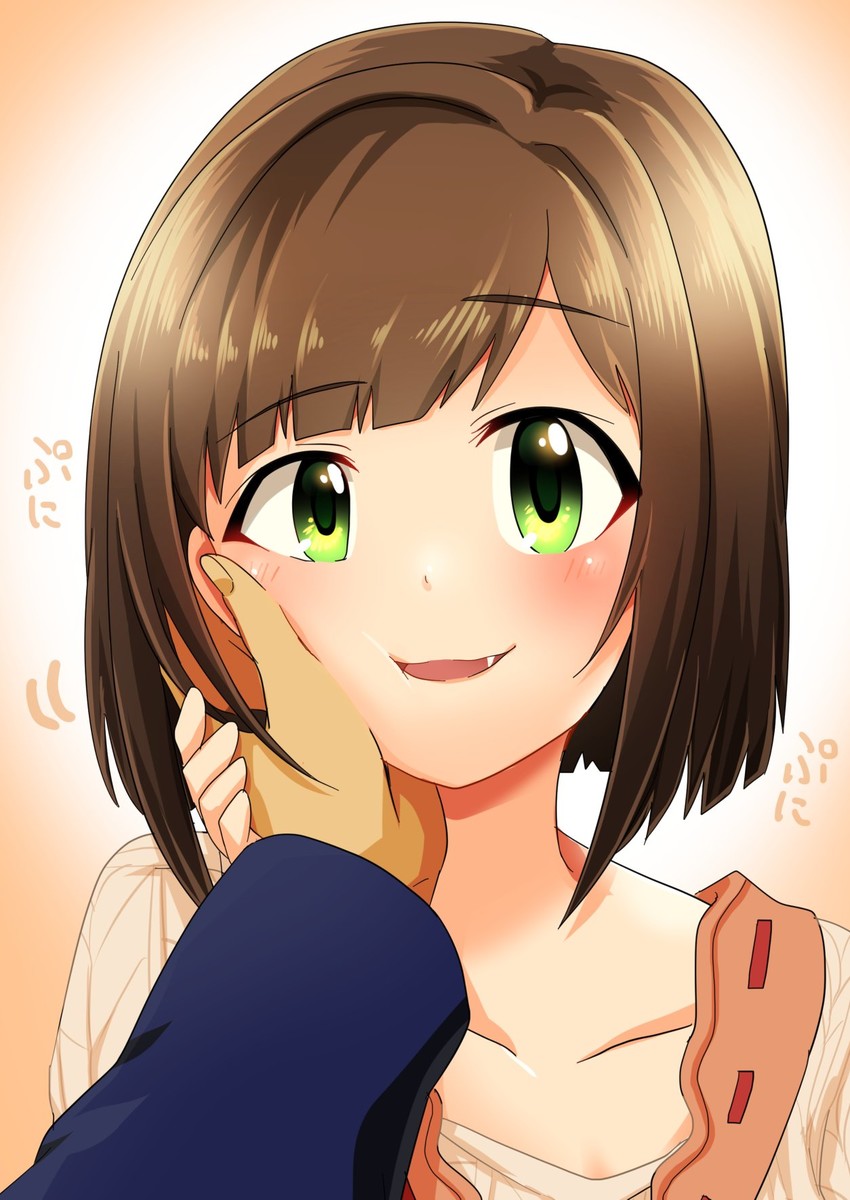 maekawa miku (idolmaster and 1 more) drawn by swepot