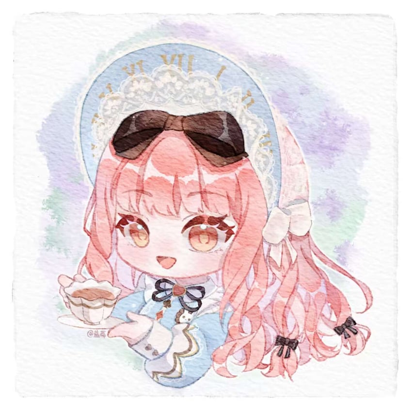 nikki and alice's teaspoon (nikki and 1 more) drawn by lanmeier
