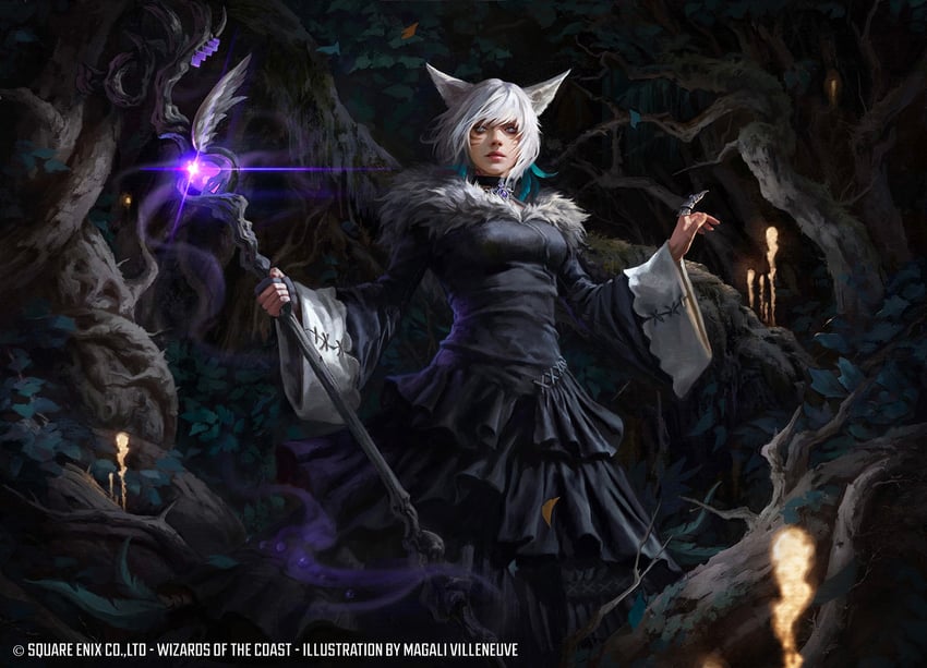 y'shtola rhul (final fantasy and 2 more) drawn by magali_villeneuve