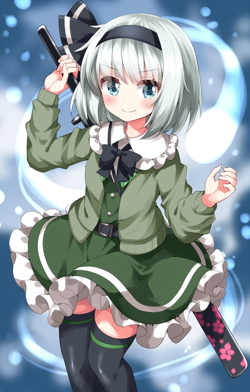 konpaku youmu (touhou and 1 more) drawn by ruu_(tksymkw)