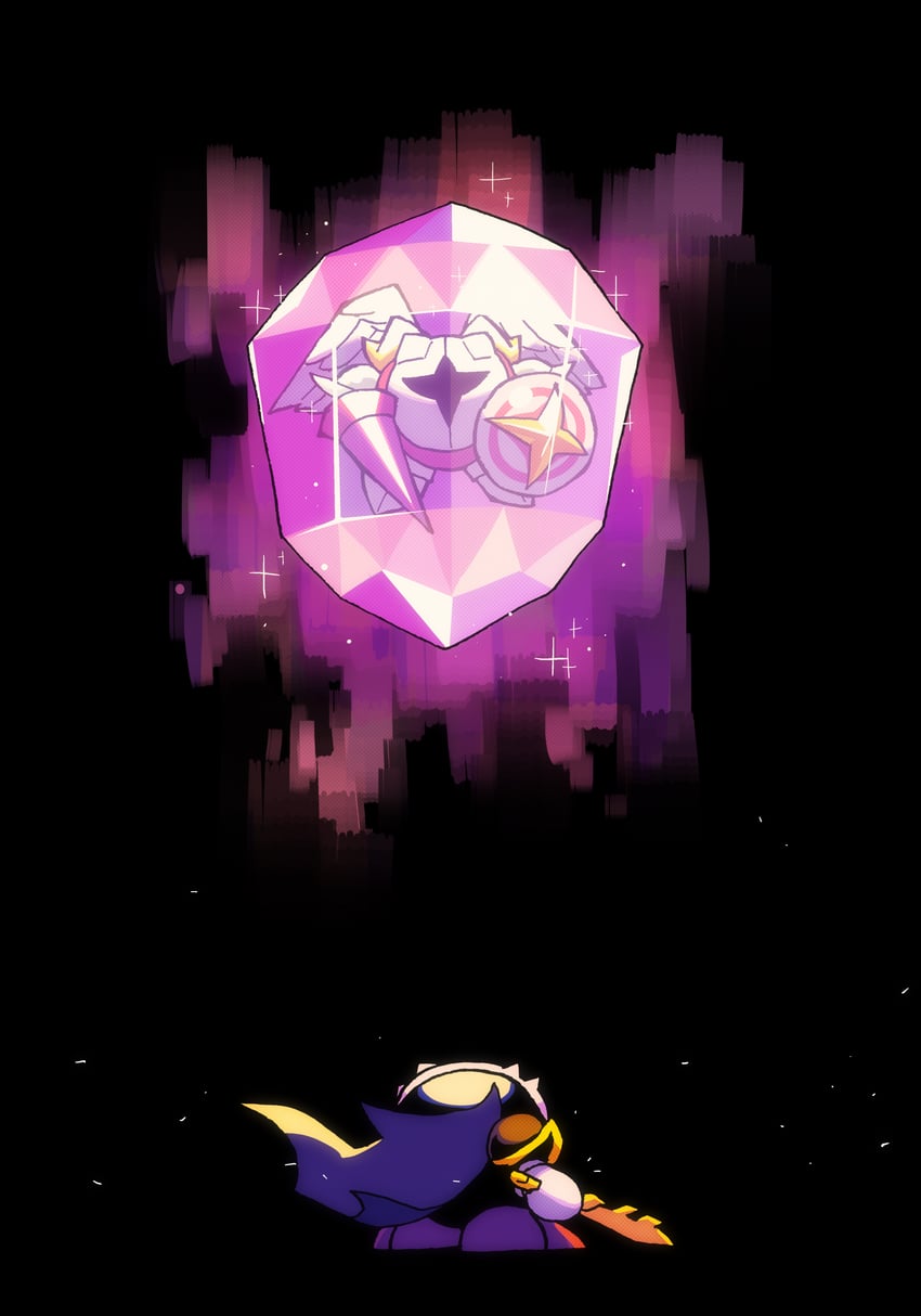 meta knight and galacta knight (kirby and 1 more) drawn by rariatto_(ganguri)