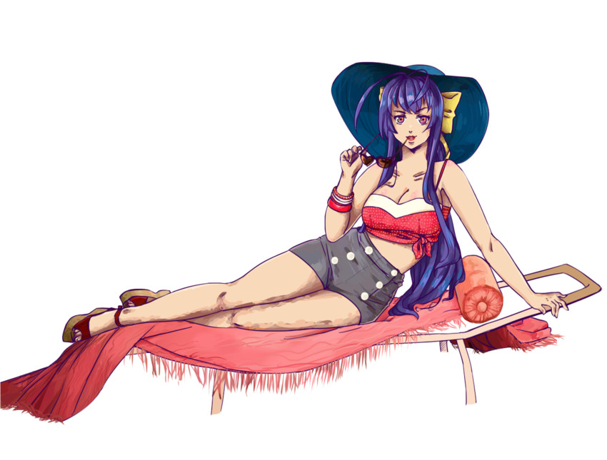 mai natsume and katy perry (blazblue and 2 more) drawn by carrotbro