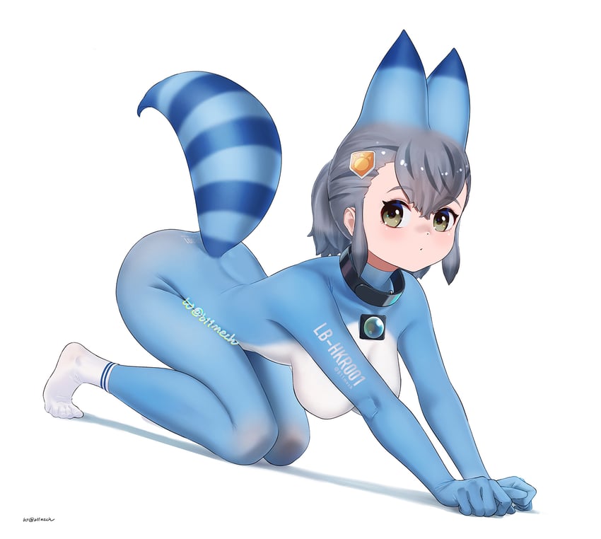 lucky beast and hikari (kemono friends and 1 more) drawn by beleven