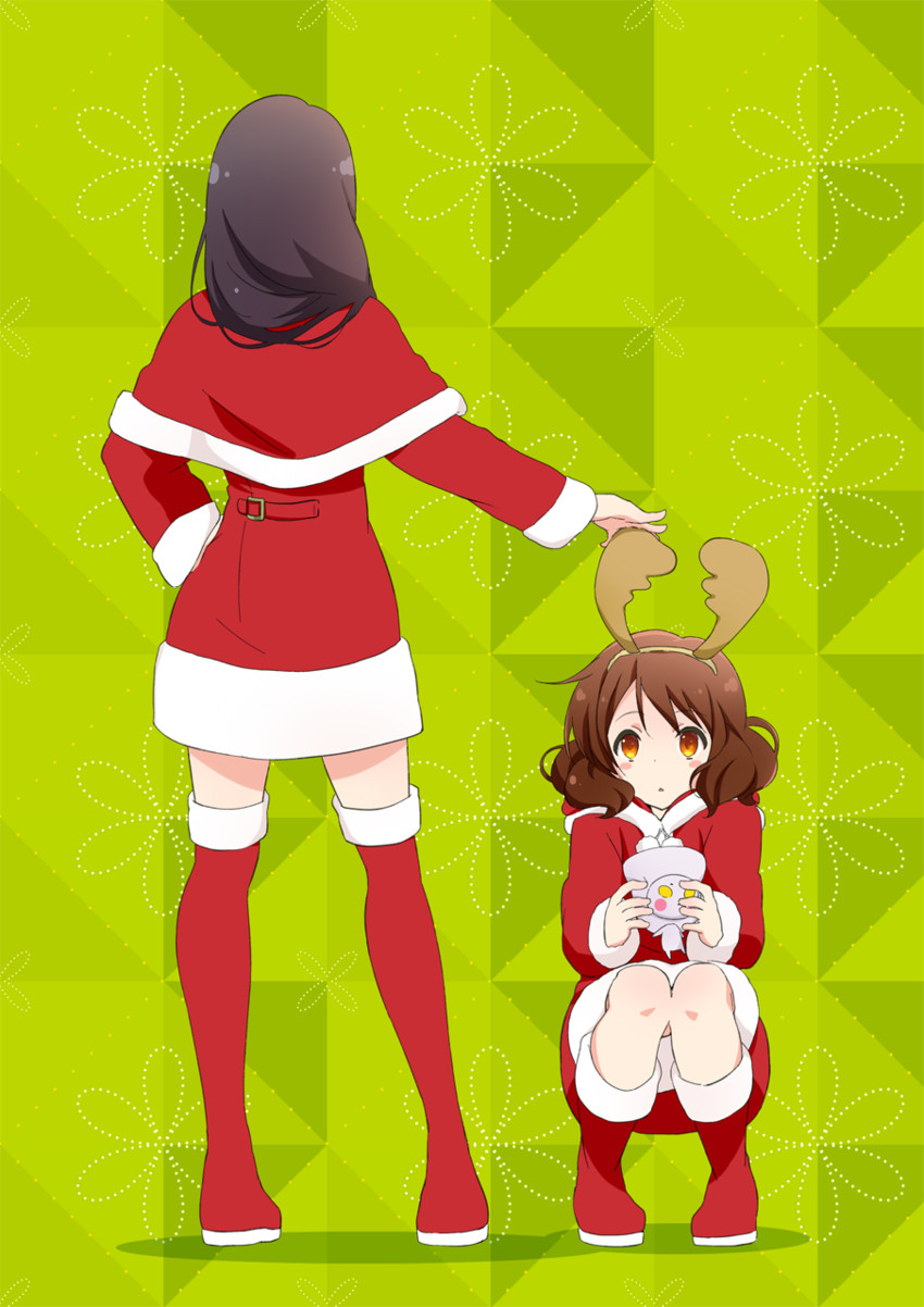 oumae kumiko, tanaka asuka, and eupho-kun (hibike! euphonium) drawn by komugiko