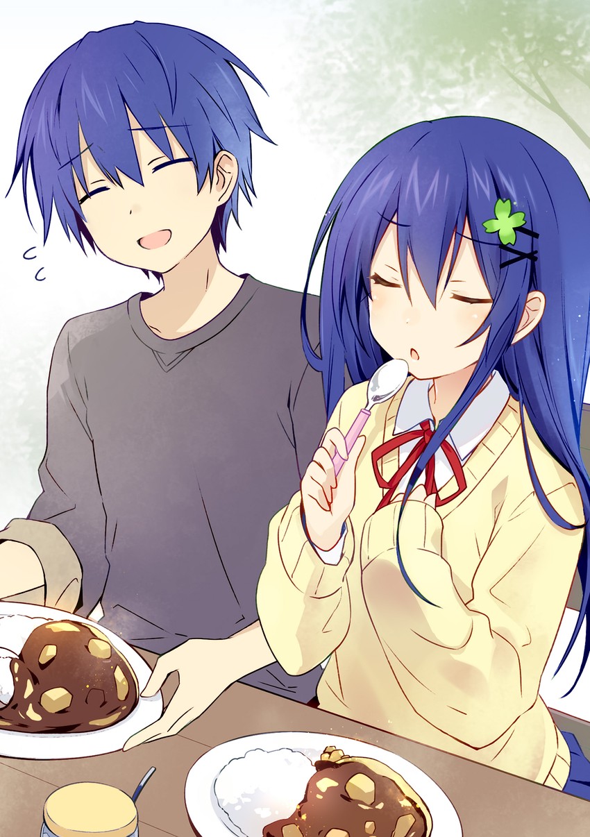 itsuka shido and itsuka shiori (date a live) drawn by tsunako