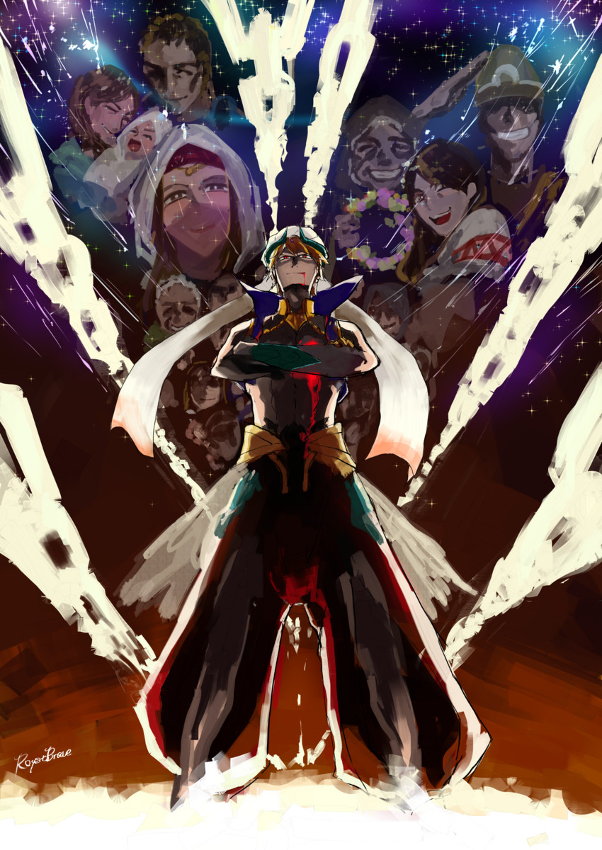 gilgamesh and siduri (fate and 1 more) drawn by royst