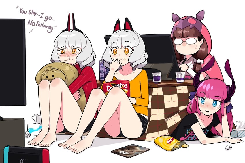 elizabeth bathory, osakabehime, carmilla, and carmilla alter (original and 3 more) drawn by monkey_jon