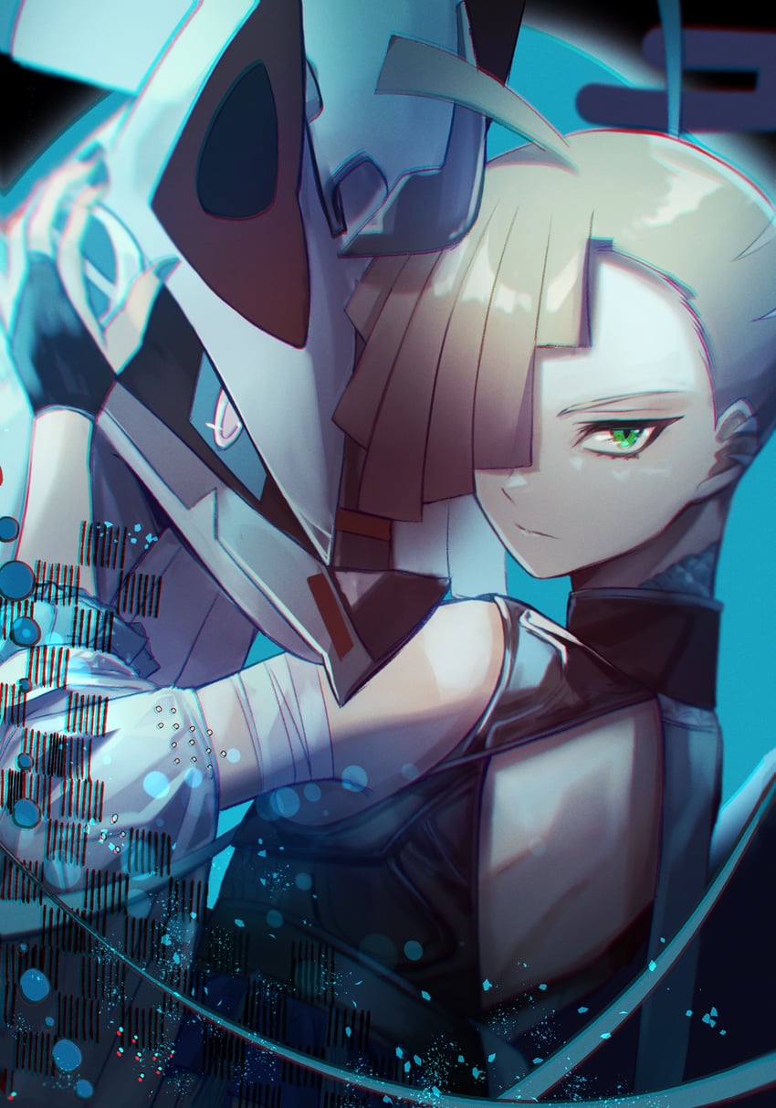 gladion and silvally (pokemon and 1 more) drawn by ssn_(sasa8u9r)