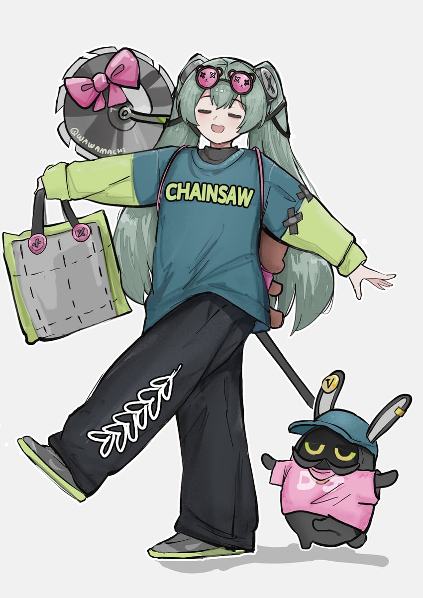 corin wickes and butler (zenless zone zero) drawn by wawamachi
