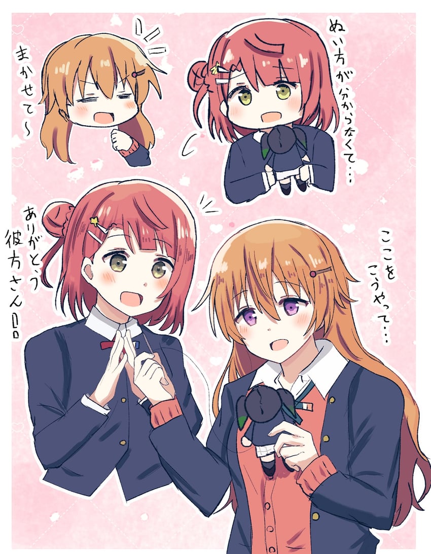uehara ayumu, takasaki yu, and konoe kanata (love live! and 1 more) drawn by ranmaki125