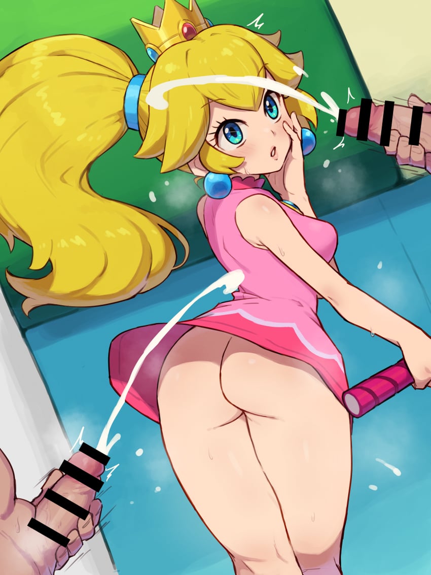 princess peach (mario and 1 more) drawn by chiwino