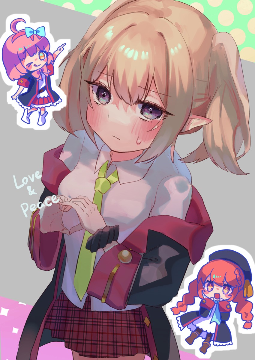 yuni, chloe, and chieru (princess connect!) drawn by ijen_(ljenejl)