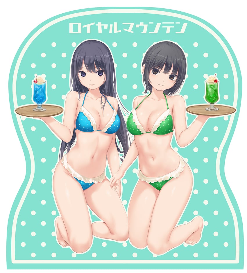 aoyama sumika and shiramine rika (original) drawn by coffee-kizoku