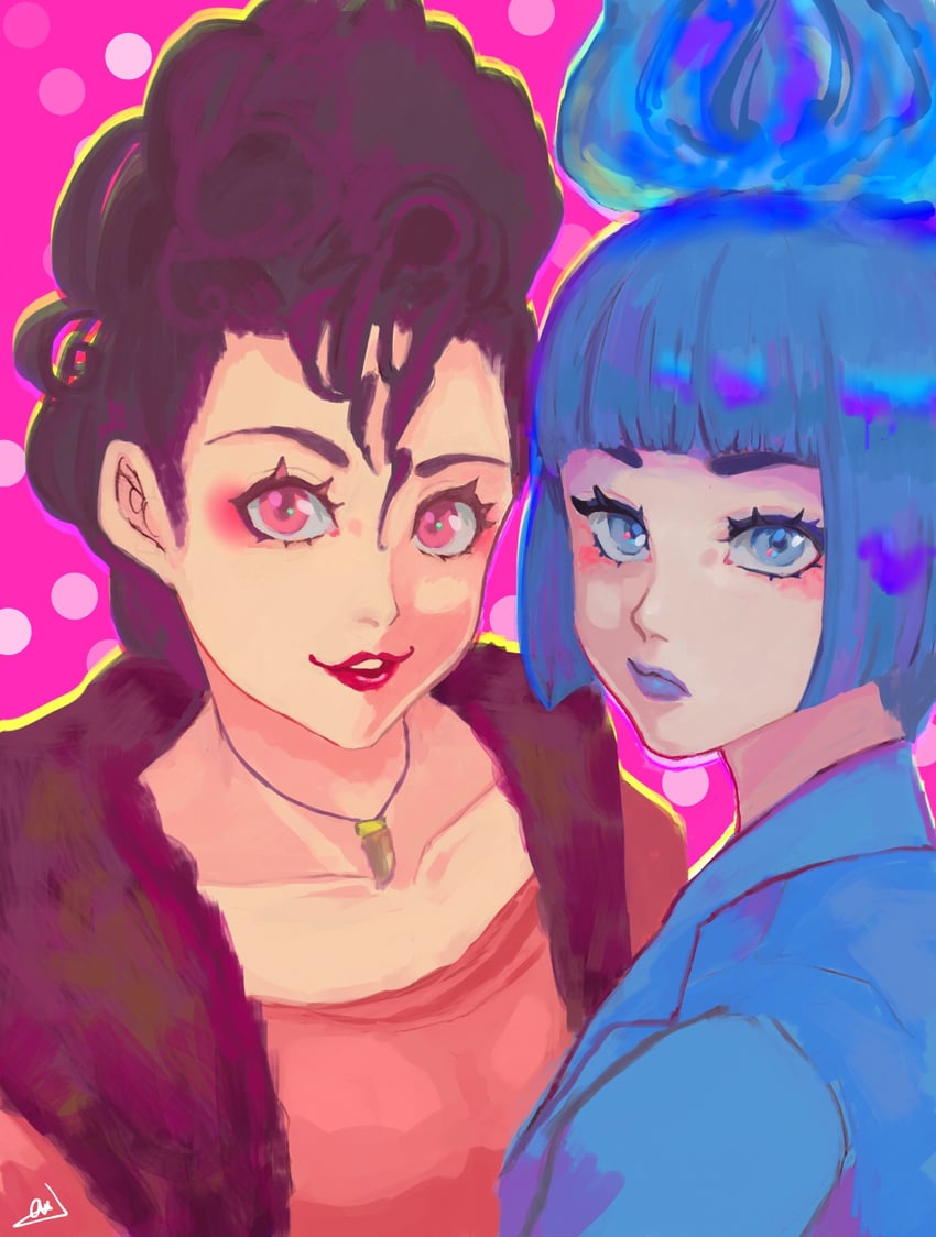 ms. hades and pretty scar (disneyland) drawn by ao-illust