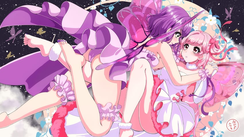 sakurada miyu and hidaka saori (d4dj) drawn by mito_youki