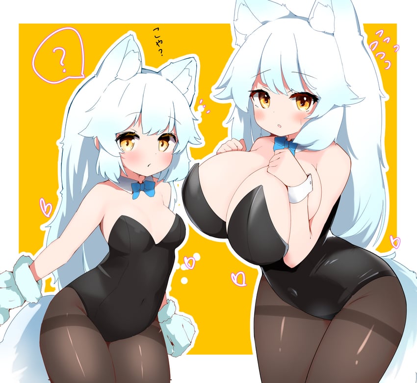 arctic fox (kemono friends and 1 more) drawn by berusa_(berutoo)
