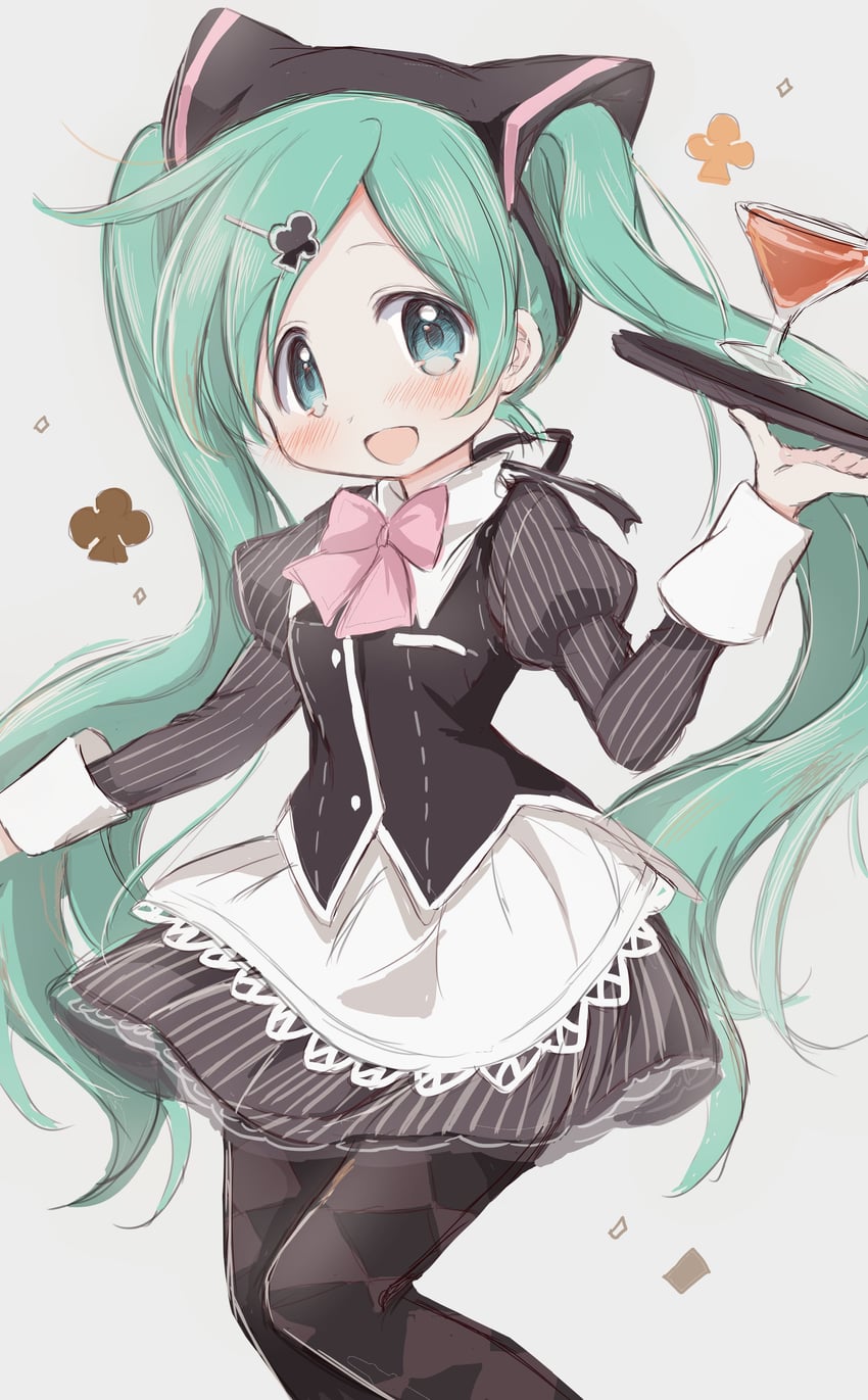 hatsune miku (vocaloid and 1 more) drawn by hitode