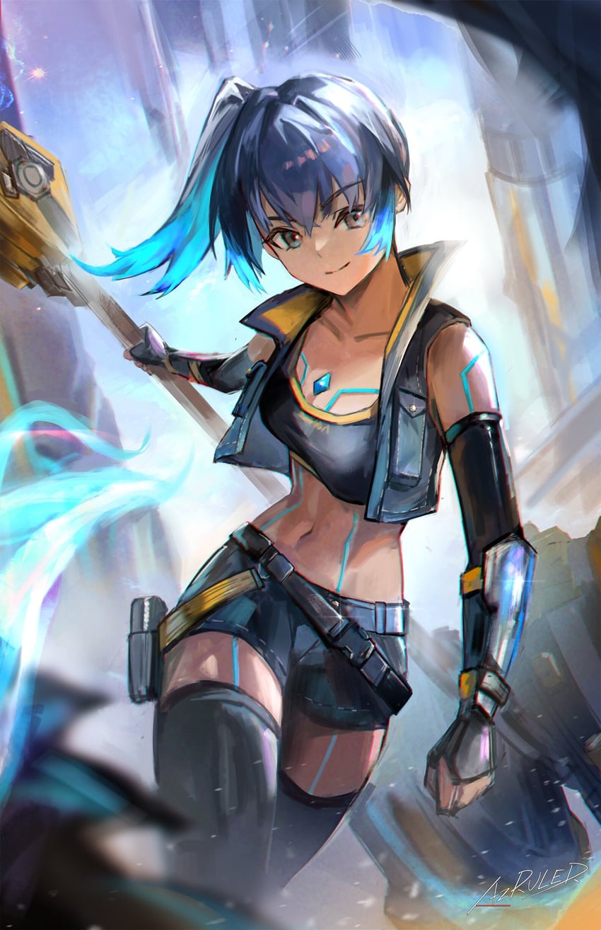 sena (xenoblade chronicles and 1 more) drawn by az'ruler