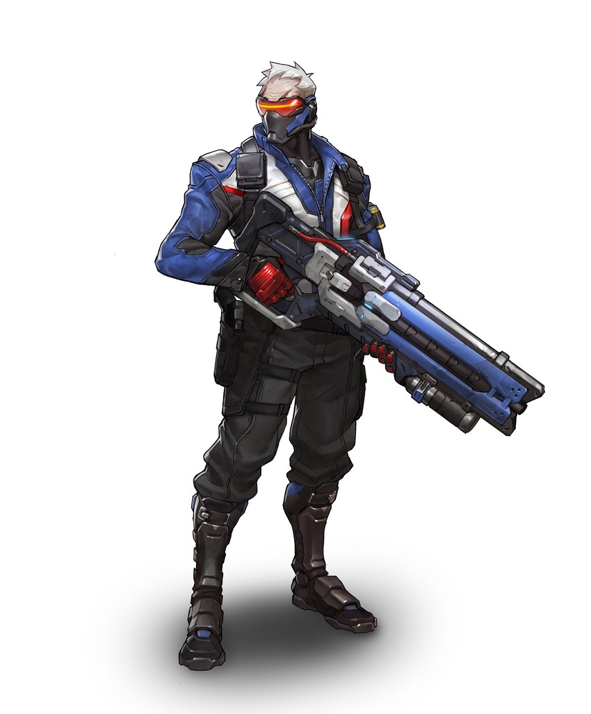 soldier: 76 (overwatch and 1 more) drawn by arnold_tsang